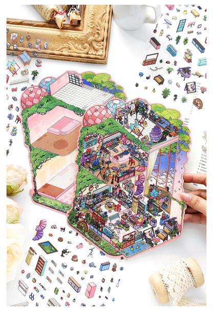 🏰✨ Armable 3D “Castillo y Refugio”