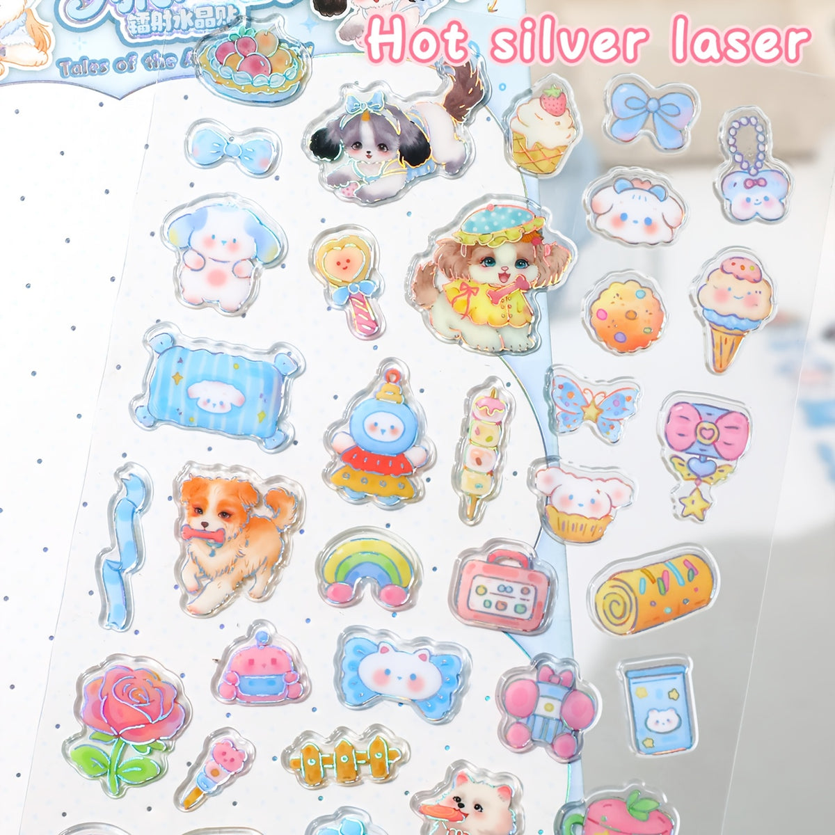 Stickers 3D "Diario de Mascotas"