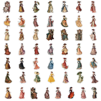 Stickers PET "Moda Antigua"