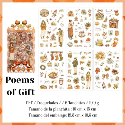 Stickers PET "Navidad de Cuento"