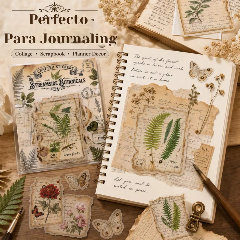 Stickers PET Herbario Vintage"