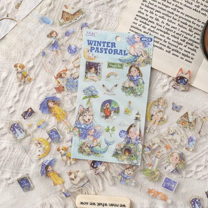 Stickers PET "Interesting Travel"