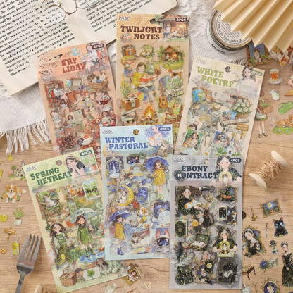 Stickers PET "Interesting Travel"
