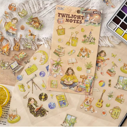 Stickers PET "Interesting Travel"