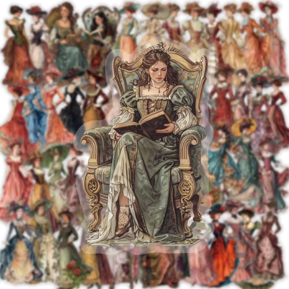 Stickers PET "Moda Antigua"