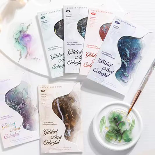 Colección Stickers PET "Acuarelas"