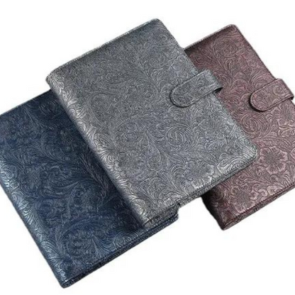 Binder A5 de Cuero PU con Relieve