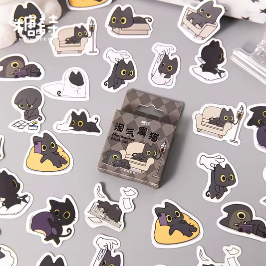 Cajita de 45 stickers " Anime Cat "