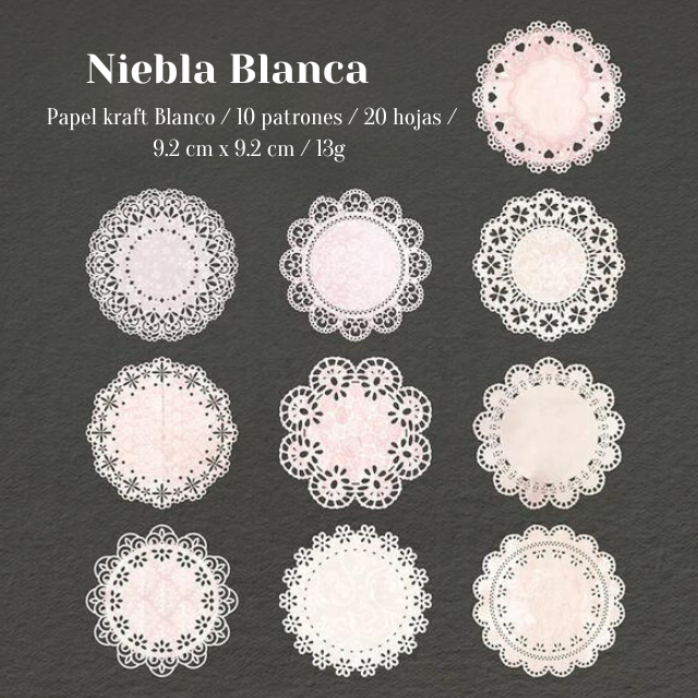 Papeles Deco troquelados " Fantasy Lace"