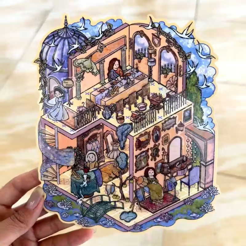 Armable 3D "Pinturas Artísticas"