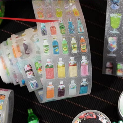 Colección Stickers Roll "Tienda de Confitería"