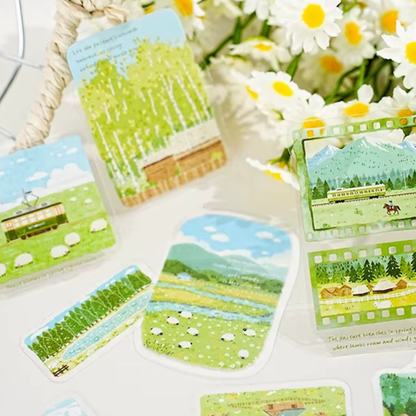 Stickers PET "Mountain And Rivers