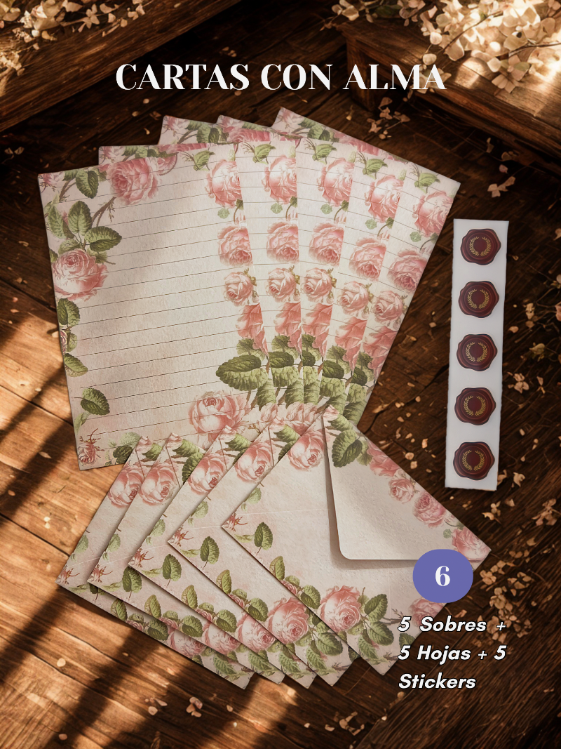 Cartas con Alma - Set de Cartas Florales 🌺