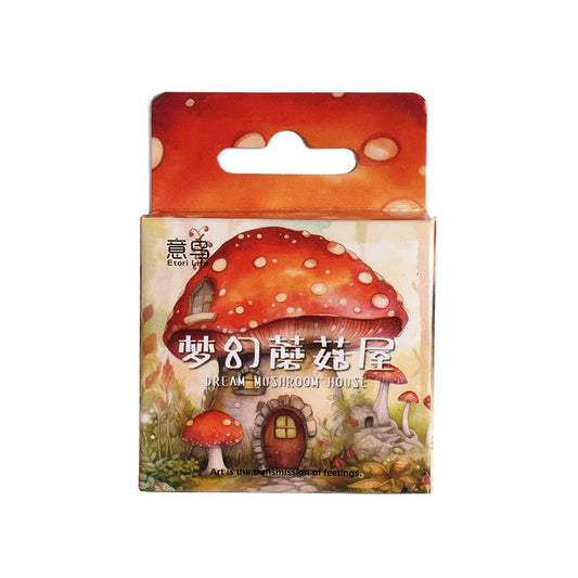 Cajita de 46 Stickers "Dream Mushroom House”