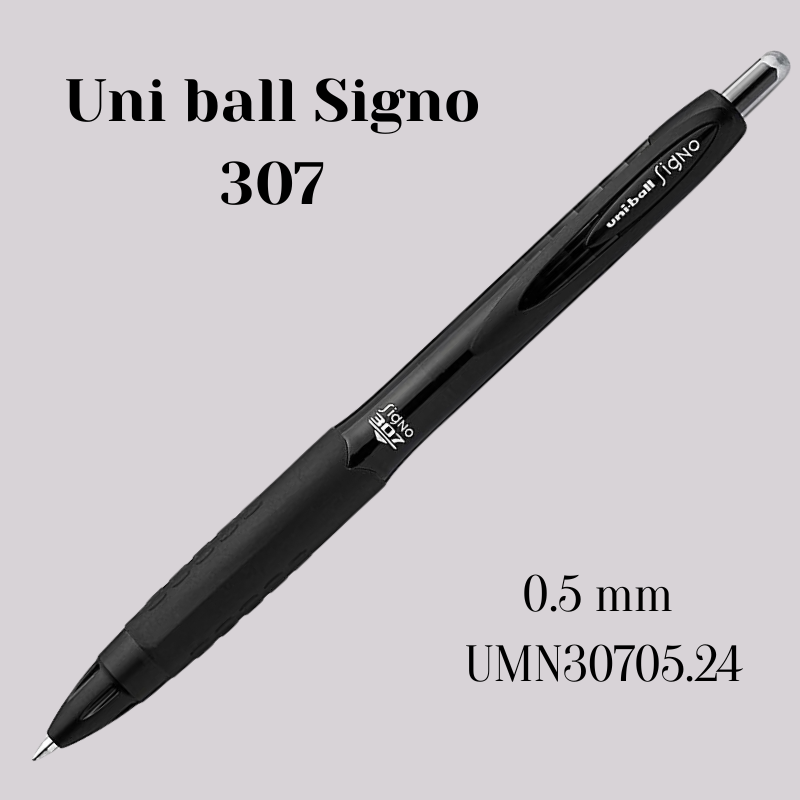 Uni-ball Signo 307 · Lapicero Gel Tinta Negra