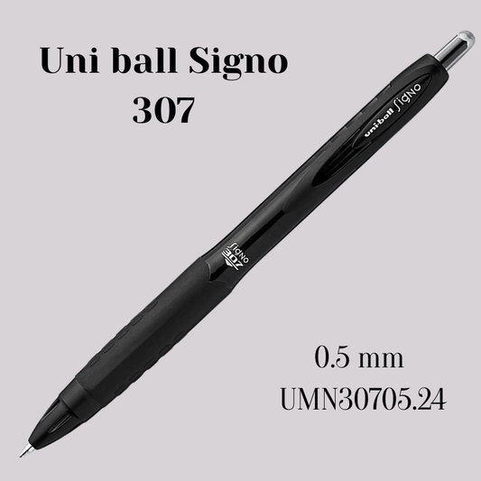 Uni-ball Signo 307 · Lapicero Gel Tinta Negra