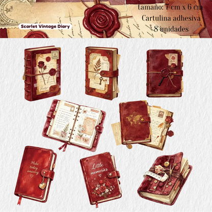 Stickers "Libretas Vintage"