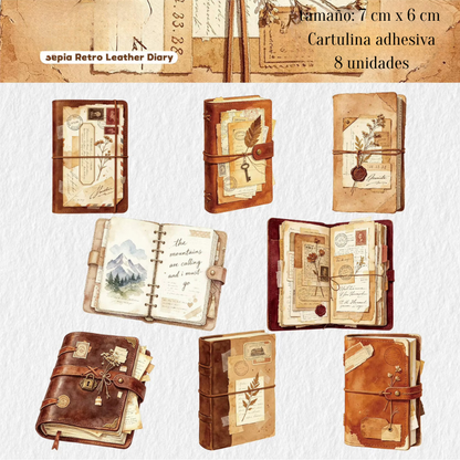 Stickers "Libretas Vintage"