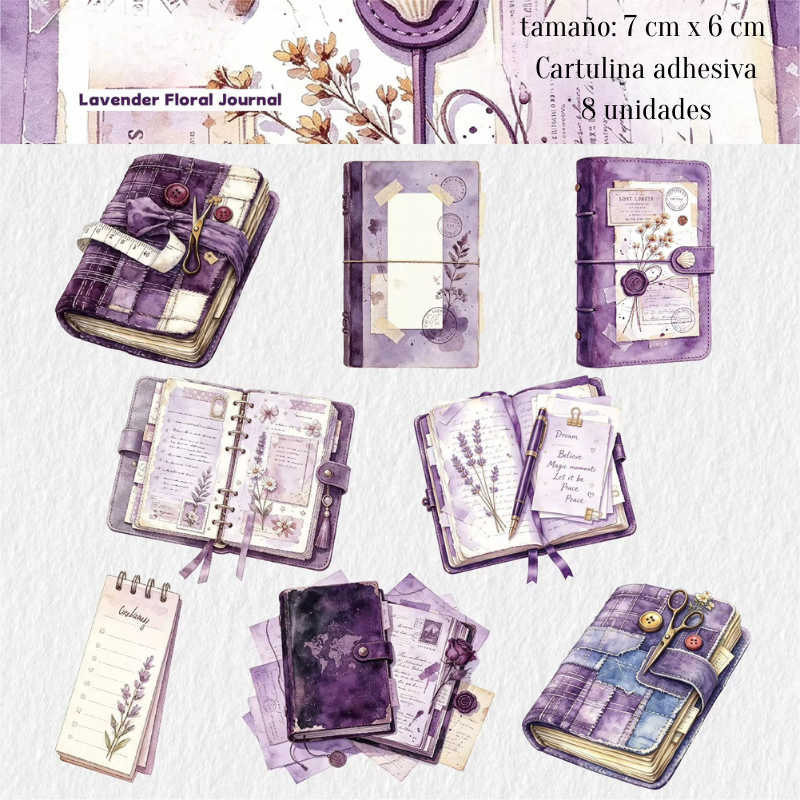 Stickers "Libretas Vintage"