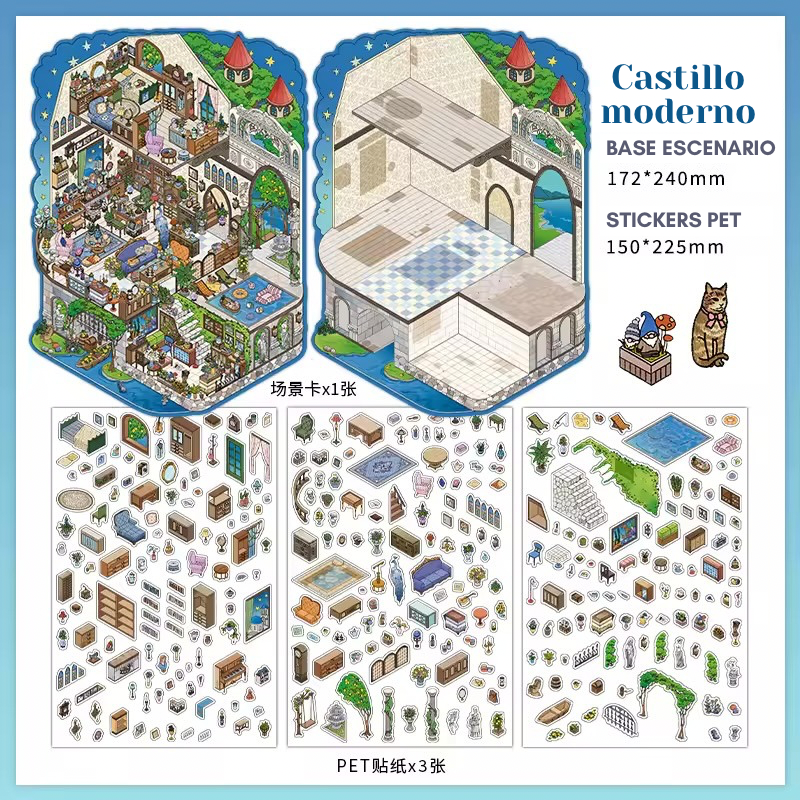 🏰✨ Armable 3D “Castillo y Refugio”
