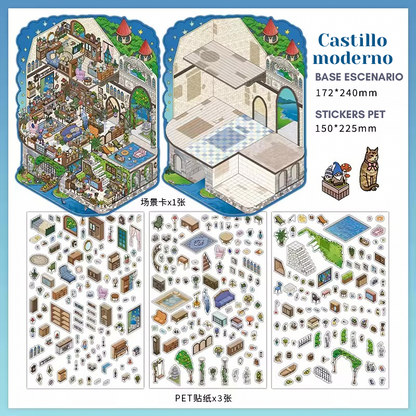 🏰✨ Armable 3D “Castillo y Refugio”