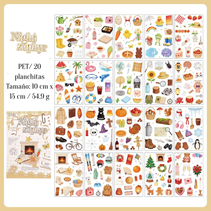 Libro de Stickers "Casa de Cosas Bonitas"