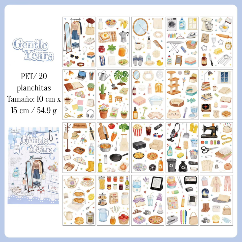 Libro de Stickers "Casa de Cosas Bonitas"