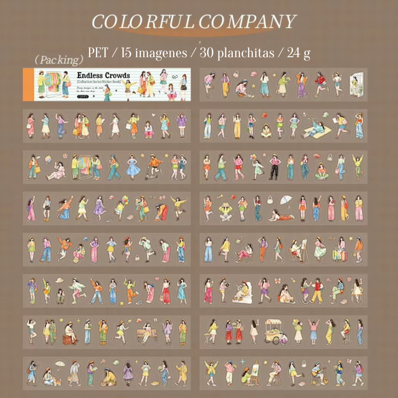 Libro de Stickers "Multitudes"
