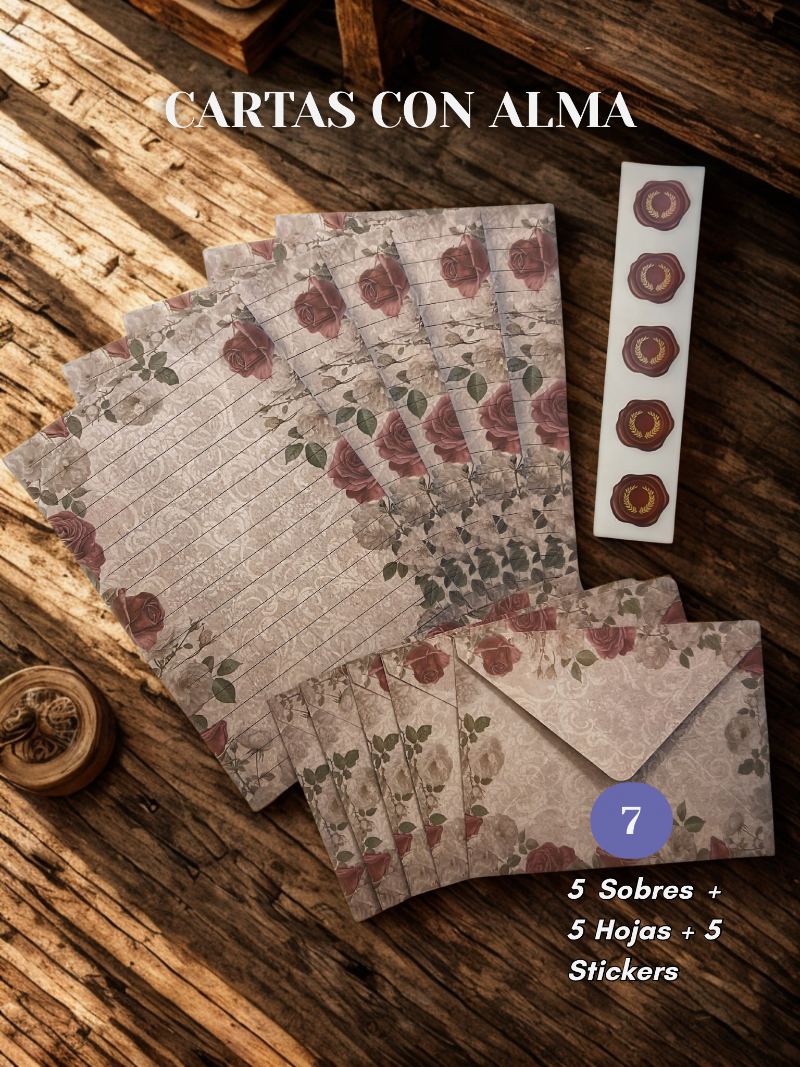 Cartas con Alma - Set de Cartas Florales 🌺