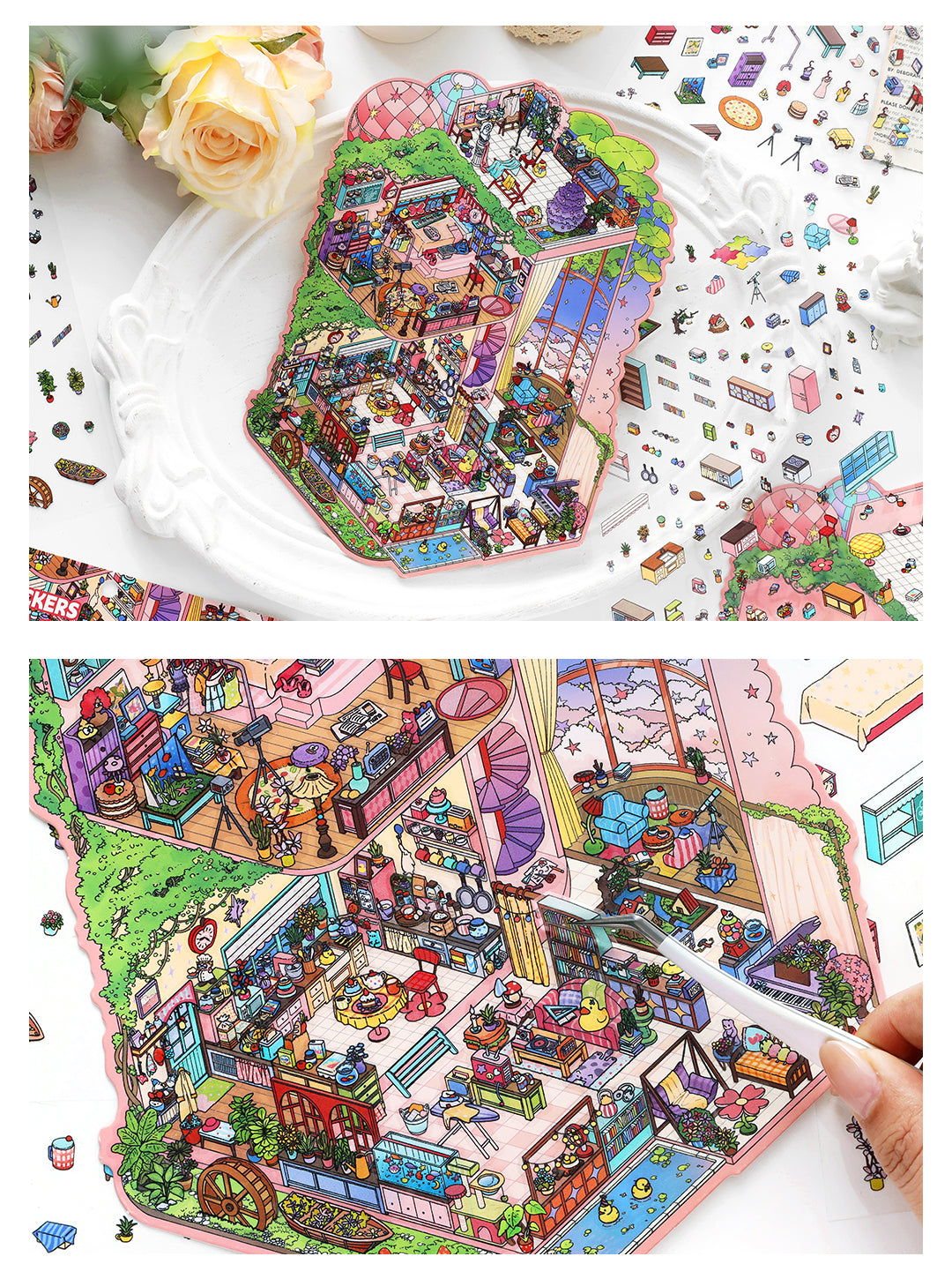 🏰✨ Armable 3D “Castillo y Refugio”
