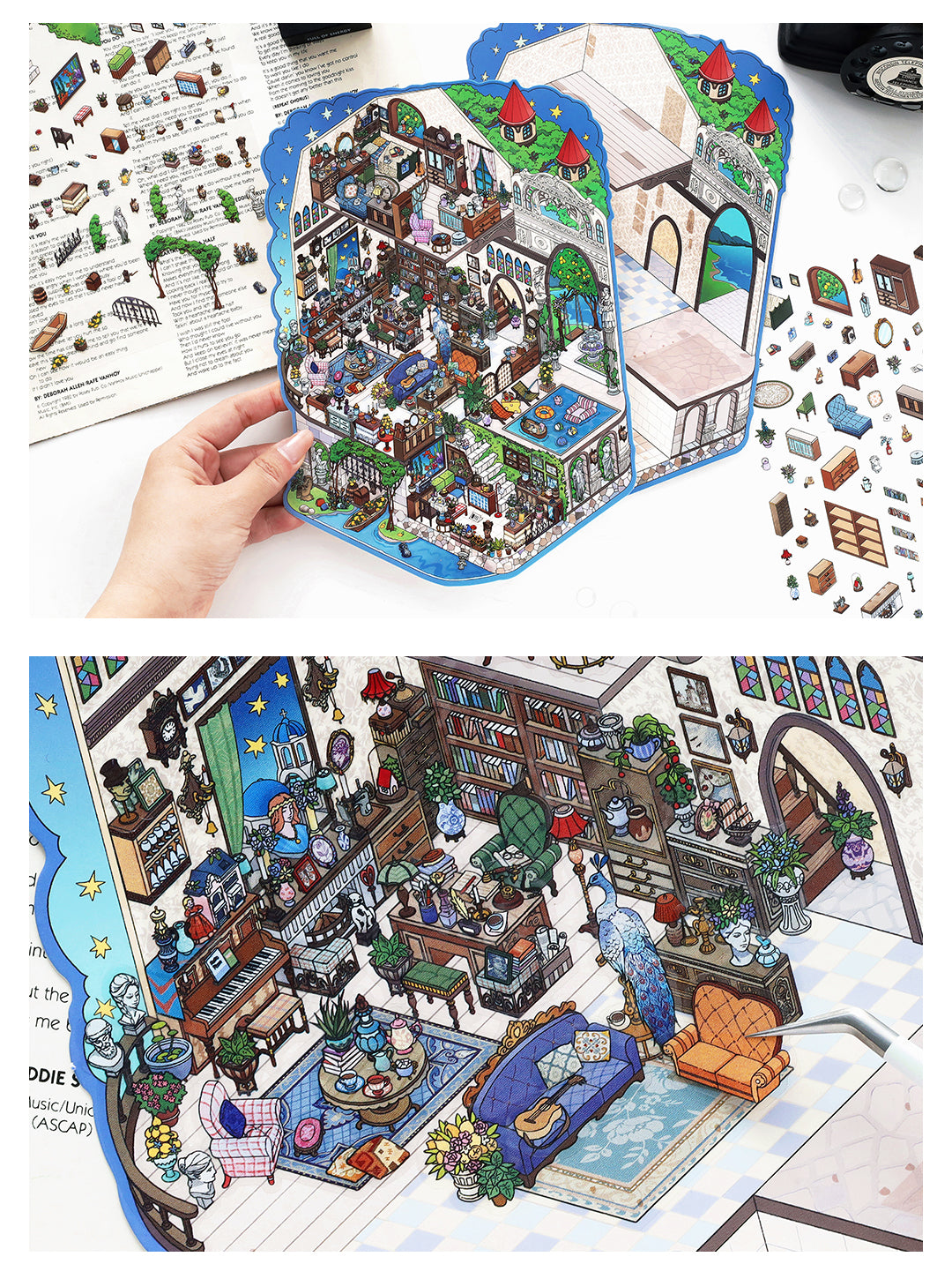 🏰✨ Armable 3D “Castillo y Refugio”