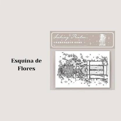Sellos de Silicona "Reino de Flores"