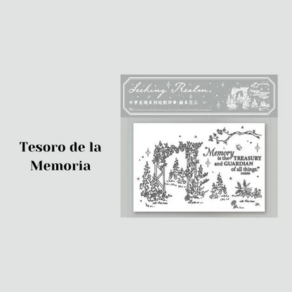 Sellos de Silicona "Reino de Flores"