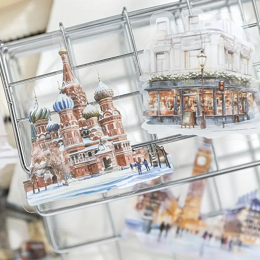 Stickers PET "Around The World"