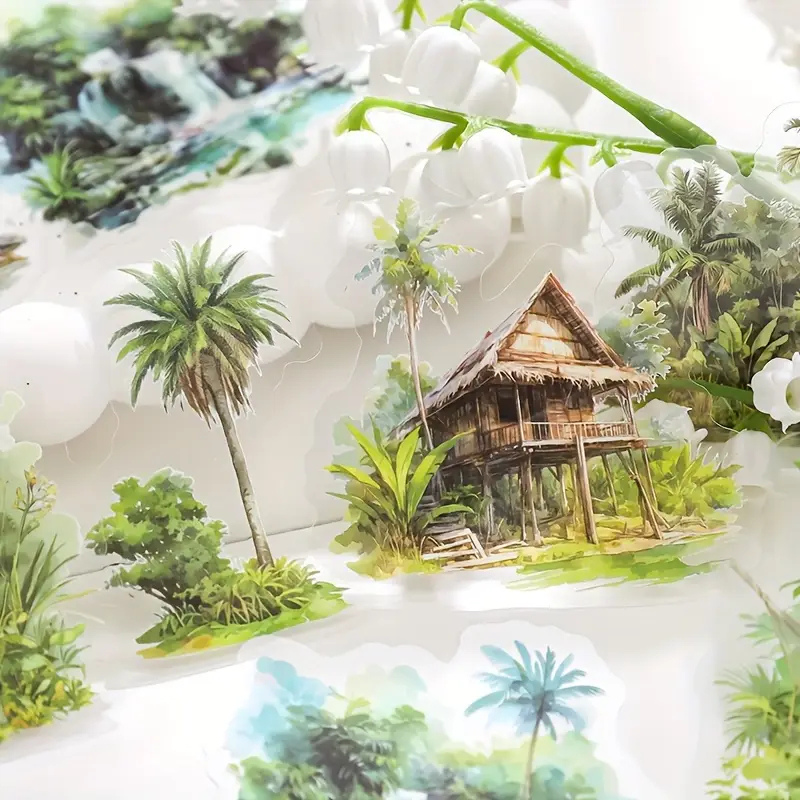 Stickers PET "Around The World"