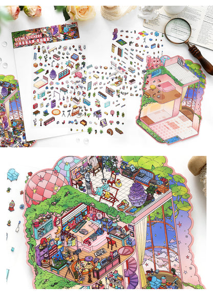 🏰✨ Armable 3D “Castillo y Refugio”