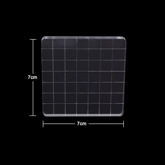 Base de Acrilico para Sellos de Silicona