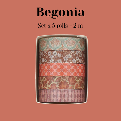 Set de Cintas Washitape “Jardín Elegante”