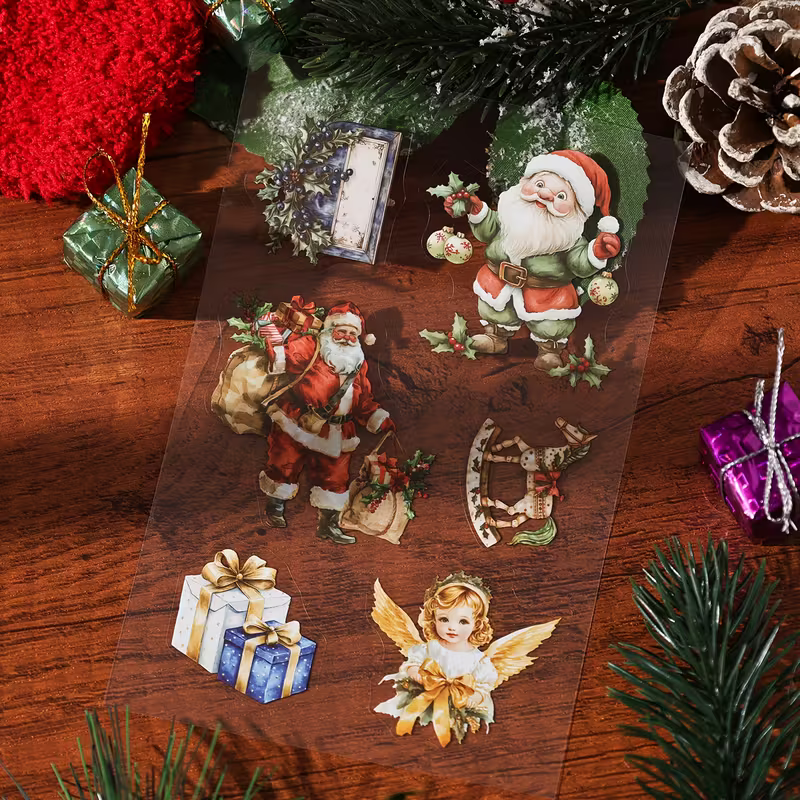 Pack de Libros de Stickers PET "Bella Navidad"