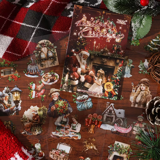 Pack de Libros de Stickers PET "Bella Navidad"