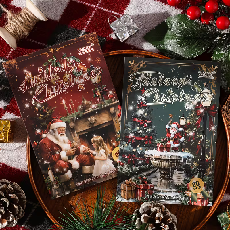 Pack de Libros de Stickers PET "Bella Navidad"