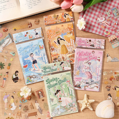 Libro de Stickers "Paseo por las Estaciones"