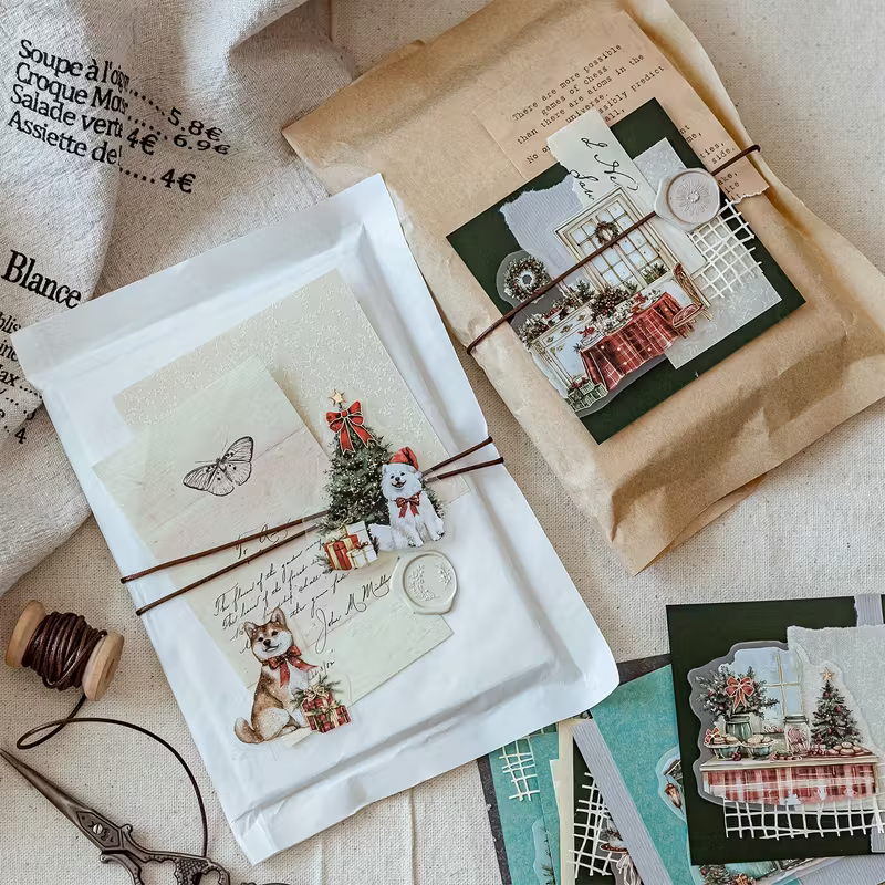 Stickers PET "Blanca Navidad "