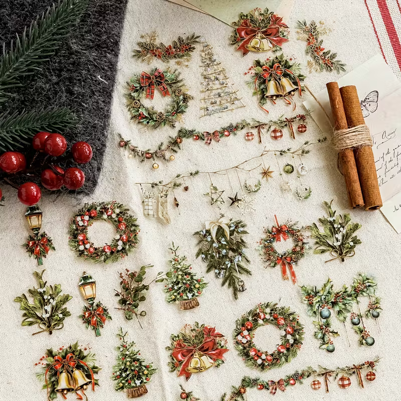 Stickers PET "Blanca Navidad "