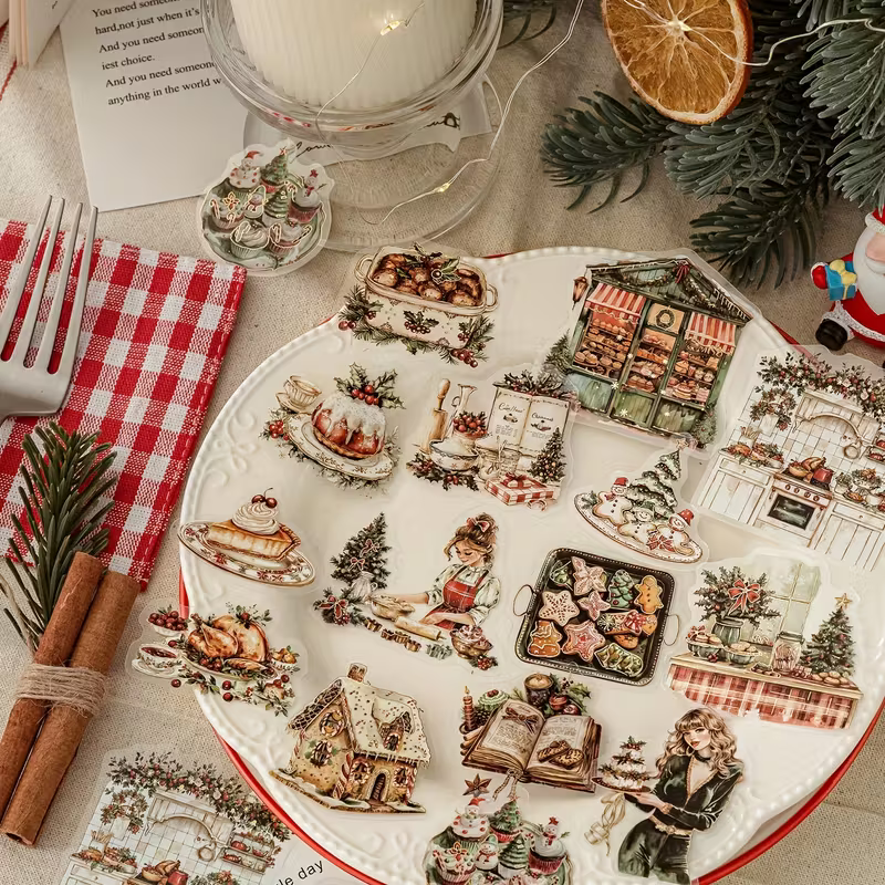 Stickers PET "Blanca Navidad "