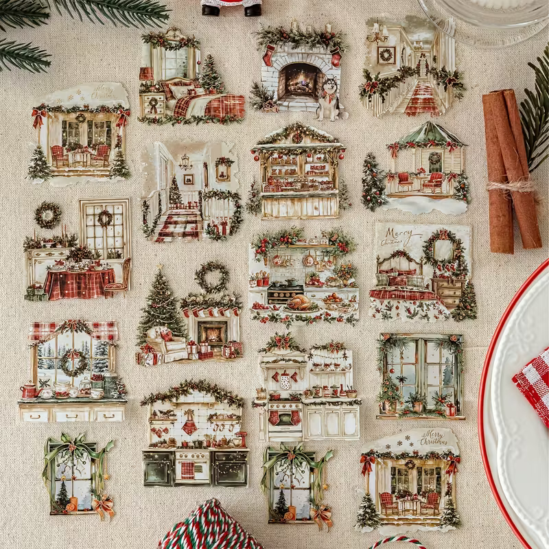 Stickers PET "Blanca Navidad "