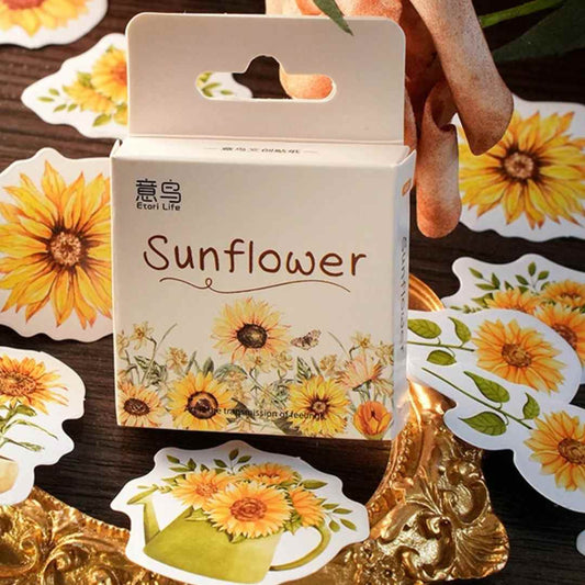 Cajita de 46 Stickers "Sunflower"