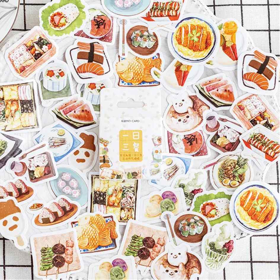 Cajita de 46 Stickers "Comida Japonesa”