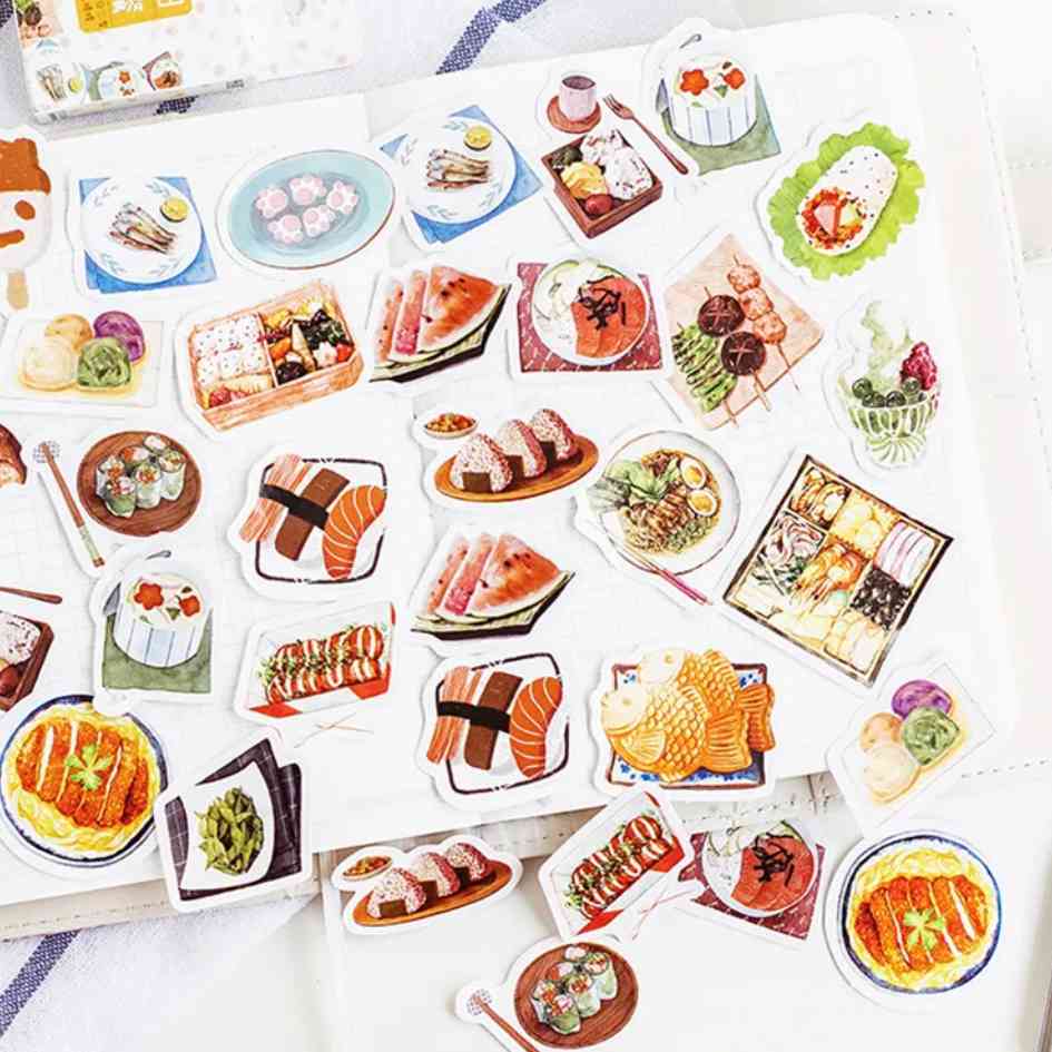 Cajita de 46 Stickers "Comida Japonesa”