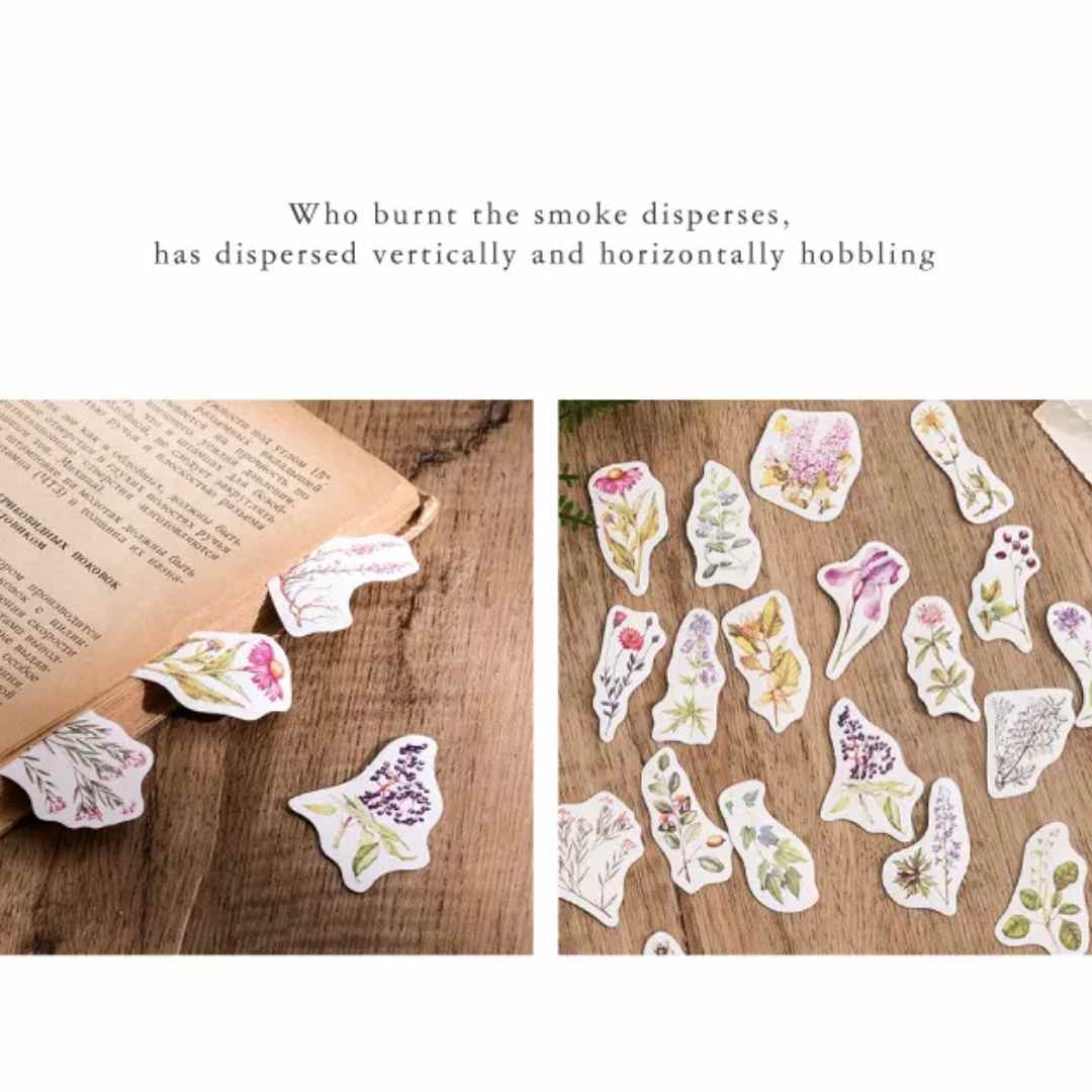 Cajita de 45 Stickers "Whispering Woods"